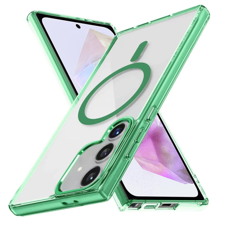 For Samsung Galaxy A35 5G Ice Color Magnetic Series TPU Hybrid Acrylic Magsafe Phone Case