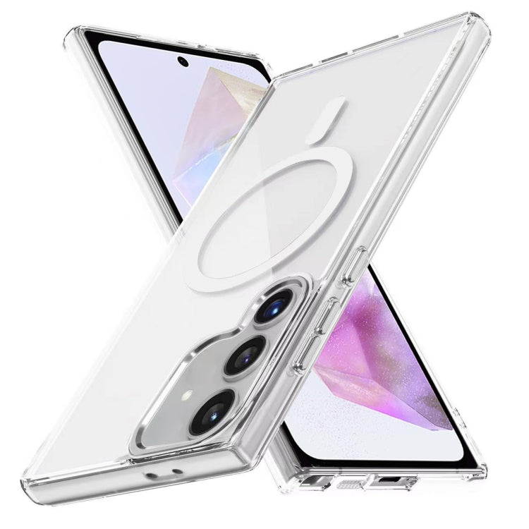 For Samsung Galaxy A35 5G Ice Color Magnetic Series TPU Hybrid Acrylic Magsafe Phone Case