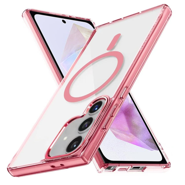 For Samsung Galaxy A35 5G Ice Color Magnetic Series TPU Hybrid Acrylic Magsafe Phone Case