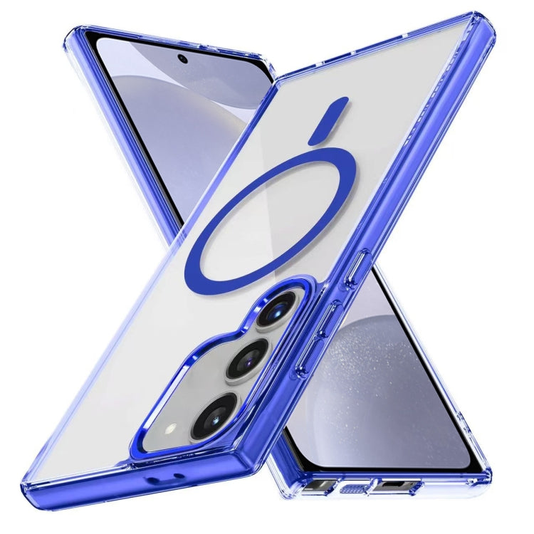 For Samsung Galaxy S24+ 5G Ice Color Magnetic Series TPU Hybrid Acrylic Magsafe Phone Case