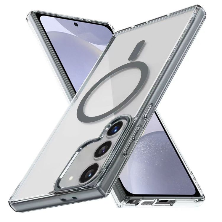For Samsung Galaxy S24+ 5G Ice Color Magnetic Series TPU Hybrid Acrylic Magsafe Phone Case