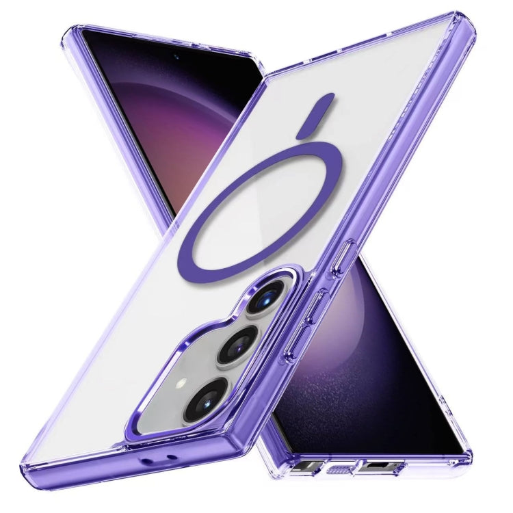 For Samsung Galaxy S23 FE 5G Ice Color Magnetic Series TPU Hybrid Acrylic Magsafe Phone Case