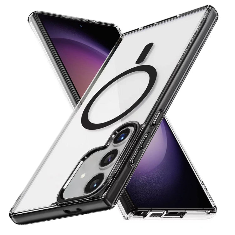 For Samsung Galaxy S23 FE 5G Ice Color Magnetic Series TPU Hybrid Acrylic Magsafe Phone Case