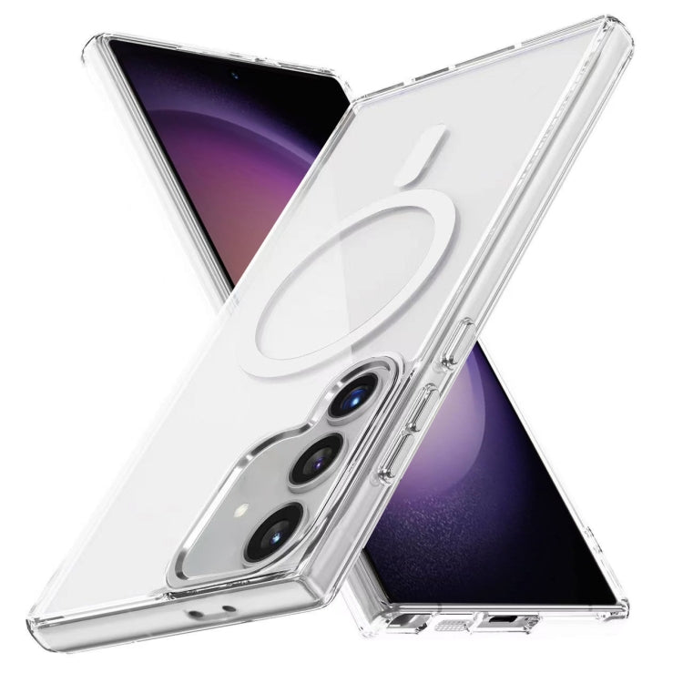 For Samsung Galaxy S23 FE 5G Ice Color Magnetic Series TPU Hybrid Acrylic Magsafe Phone Case