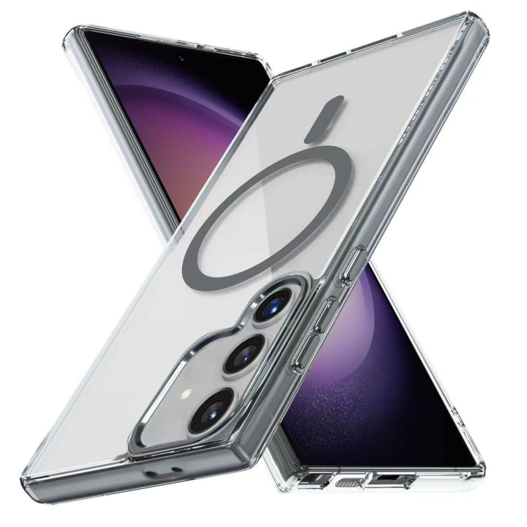 For Samsung Galaxy S23 FE 5G Ice Color Magnetic Series TPU Hybrid Acrylic Magsafe Phone Case
