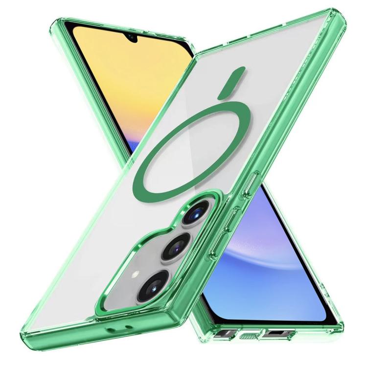 For Samsung Galaxy A15 5G Ice Color Magnetic Series TPU Hybrid Acrylic Magsafe Phone Case