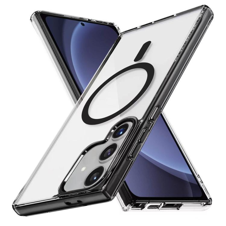 For Samsung Galaxy S25 5G Ice Color Magnetic Series TPU Hybrid Acrylic Magsafe Phone Case