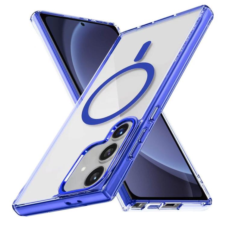 For Samsung Galaxy S25 5G Ice Color Magnetic Series TPU Hybrid Acrylic Magsafe Phone Case
