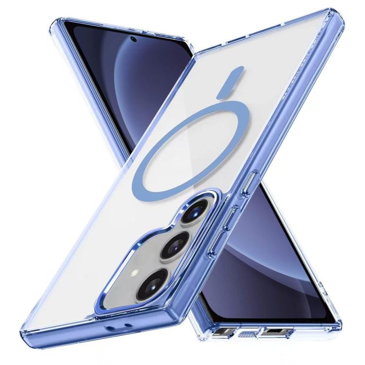 For Samsung Galaxy S25 5G Ice Color Magnetic Series TPU Hybrid Acrylic Magsafe Phone Case