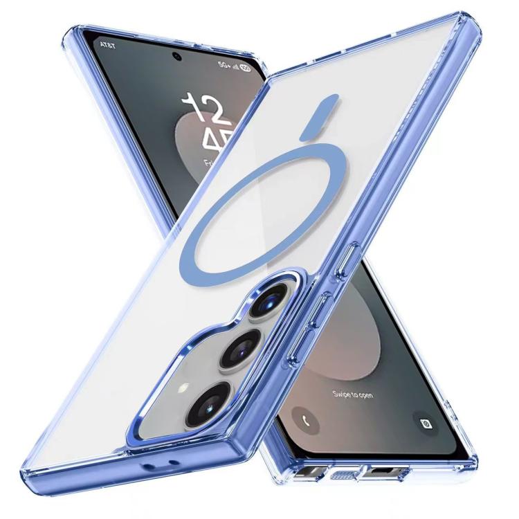 For Samsung Galaxy S25 FE 5G Ice Color Magnetic Series TPU Hybrid Acrylic Magsafe Phone Case