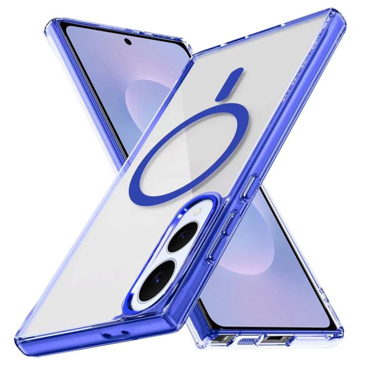 For Samsung Galaxy S25 Edge 5G Ice Color Magnetic Series TPU Hybrid Acrylic Magsafe Phone Case