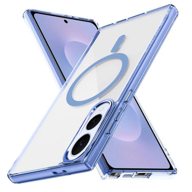 For Samsung Galaxy S25 Edge 5G Ice Color Magnetic Series TPU Hybrid Acrylic Magsafe Phone Case
