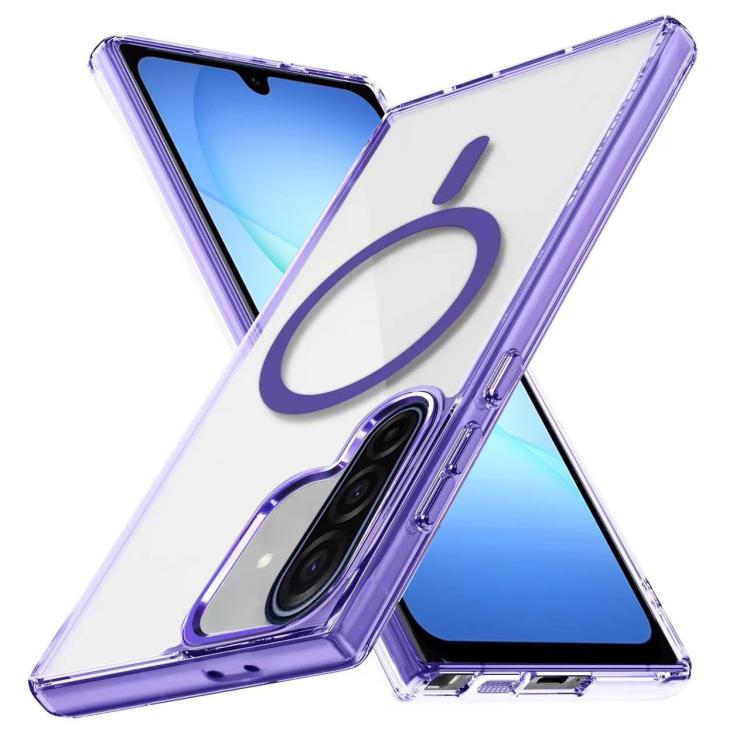 For Samsung Galaxy A17 Ice Color Magnetic Series TPU Hybrid Acrylic Magsafe Phone Case