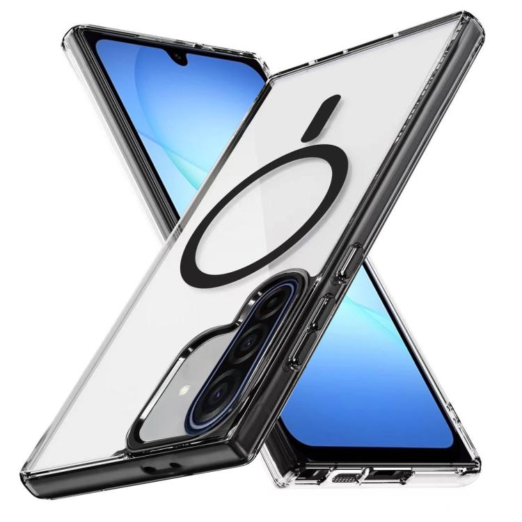 For Samsung Galaxy A17 Ice Color Magnetic Series TPU Hybrid Acrylic Magsafe Phone Case