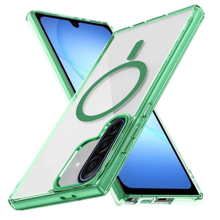 For Samsung Galaxy A17 Ice Color Magnetic Series TPU Hybrid Acrylic Magsafe Phone Case