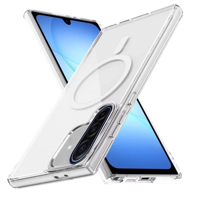 For Samsung Galaxy A17 Ice Color Magnetic Series TPU Hybrid Acrylic Magsafe Phone Case