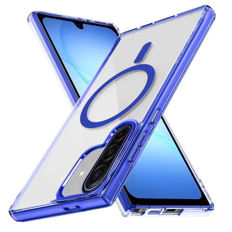 For Samsung Galaxy A17 Ice Color Magnetic Series TPU Hybrid Acrylic Magsafe Phone Case