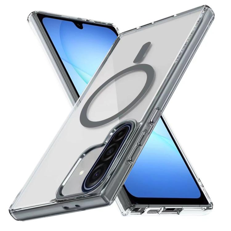 For Samsung Galaxy A17 Ice Color Magnetic Series TPU Hybrid Acrylic Magsafe Phone Case