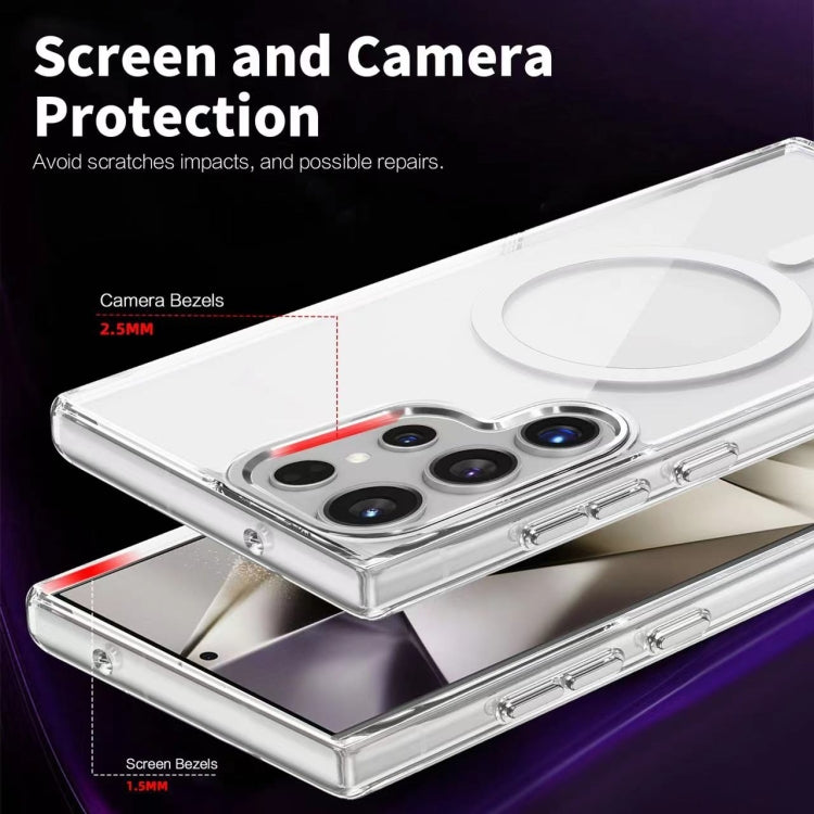 For Samsung Galaxy A36 5G Ice Color Magnetic Series TPU Hybrid Acrylic Magsafe Phone Case