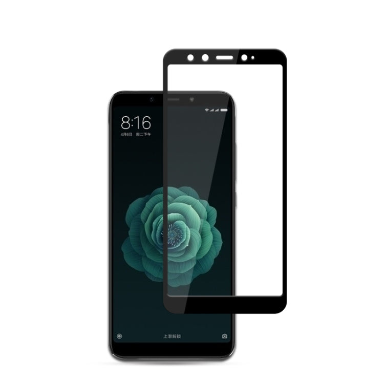 mocolo 0.33mm 9H 2.5D Full Glue Tempered Glass Film for Xiaomi 6X / A2(Black)