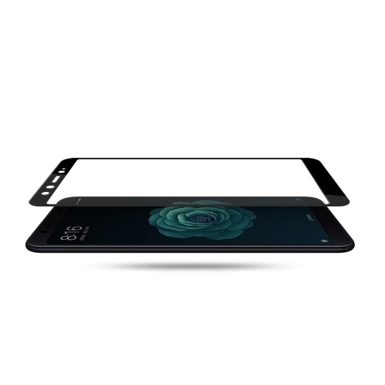 mocolo 0.33mm 9H 2.5D Full Glue Tempered Glass Film for Xiaomi 6X / A2(Black)