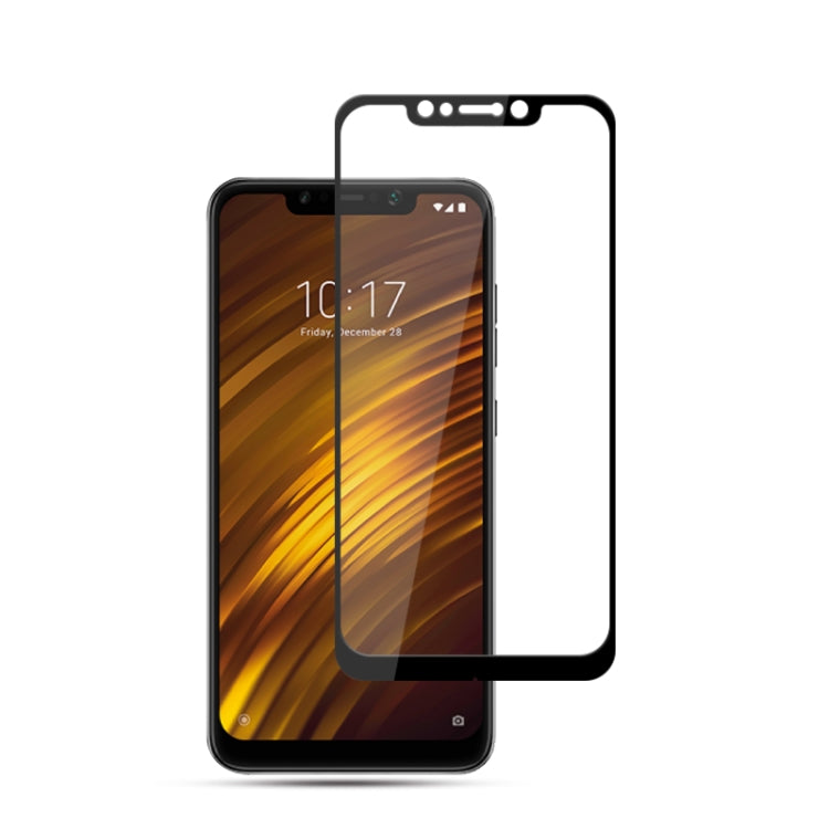 mocolo 0.33mm 9H 2.5D Full Glue Tempered Glass Film for Xiaomi Pocophone F1(Black)