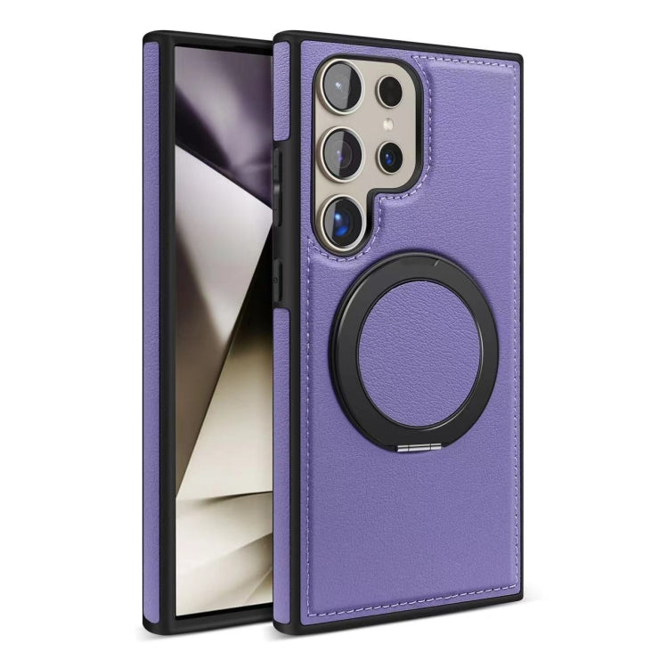 For Samsung Galaxy S24 Ultra 5G Yashi 360 Degree Rotating MagSafe Bracket Phone Case