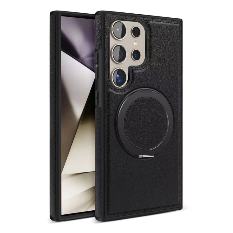 For Samsung Galaxy S24 Ultra 5G Yashi 360 Degree Rotating MagSafe Bracket Phone Case