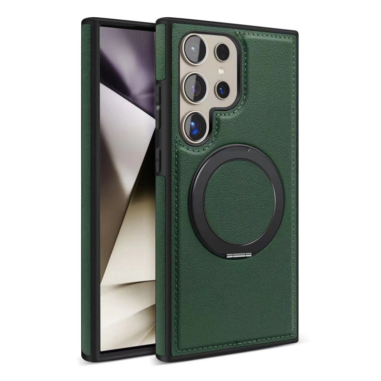 For Samsung Galaxy S24 Ultra 5G Yashi 360 Degree Rotating MagSafe Bracket Phone Case