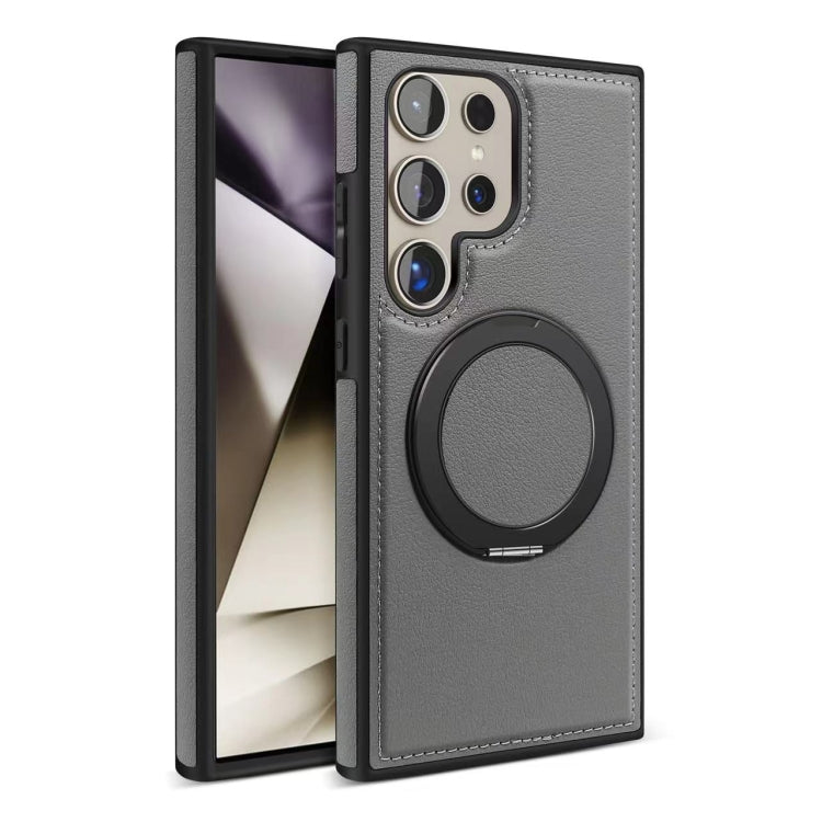 For Samsung Galaxy S24 Ultra 5G Yashi 360 Degree Rotating MagSafe Bracket Phone Case