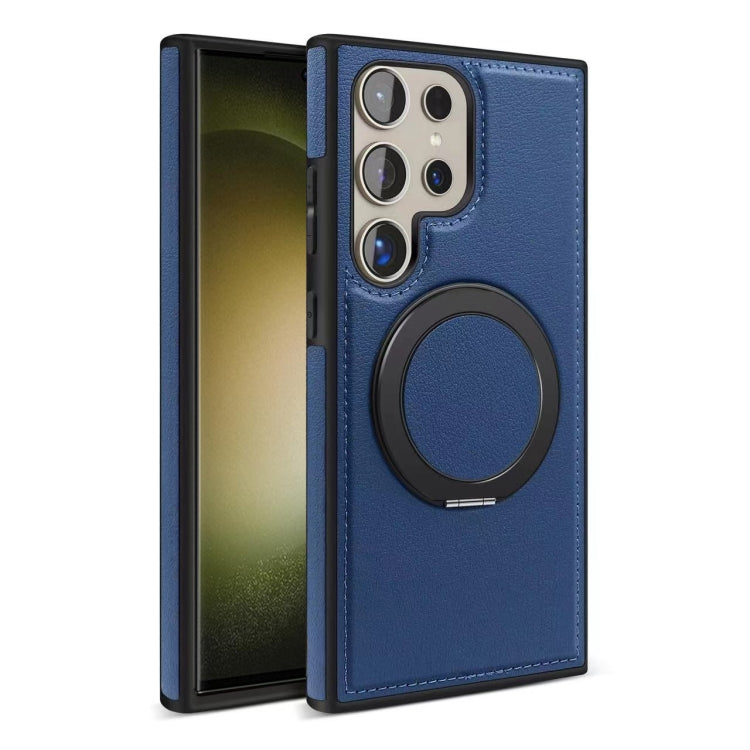 For Samsung Galaxy S23 Ultra 5G Yashi 360 Degree Rotating MagSafe Bracket Phone Case