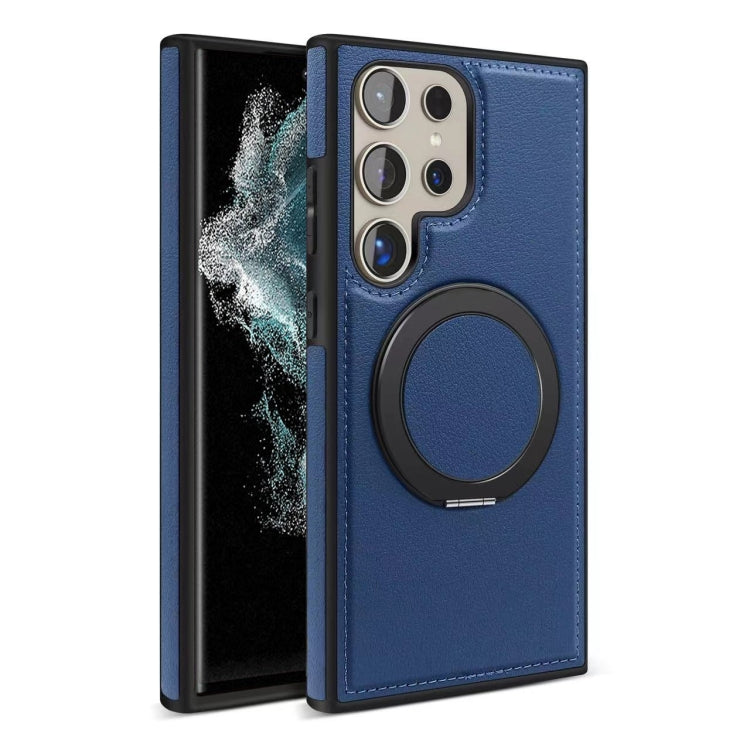 For Samsung Galaxy S22 Ultra 5G Yashi 360 Degree Rotating MagSafe Bracket Phone Case