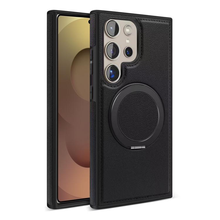For Samsung Galaxy S25 Ultra 5G Yashi 360 Degree Rotating MagSafe Bracket Phone Case