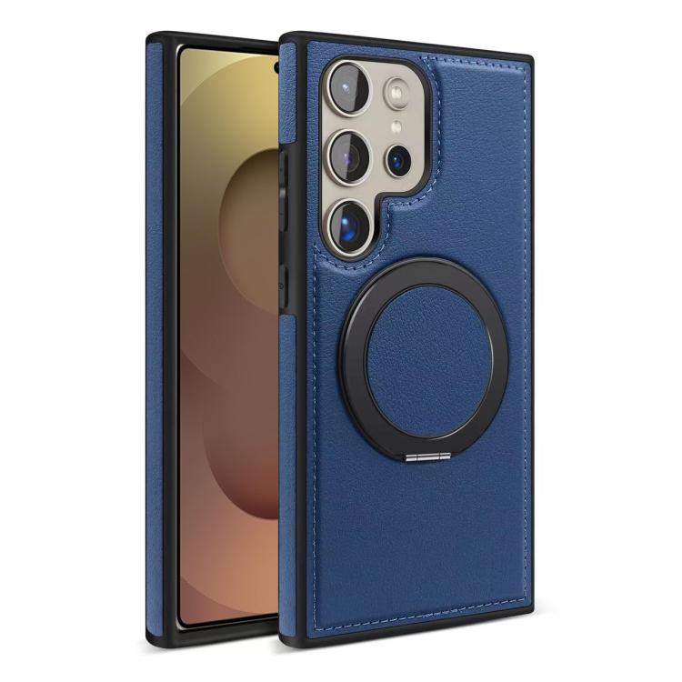For Samsung Galaxy S25 Ultra 5G Yashi 360 Degree Rotating MagSafe Bracket Phone Case
