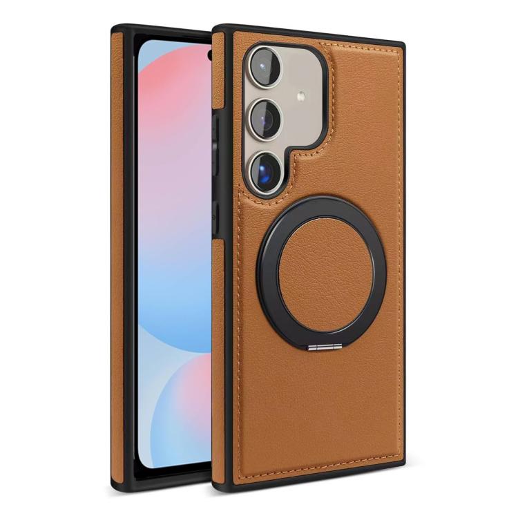 For Samsung Galaxy S24 FE 5G Yashi 360 Degree Rotating MagSafe Bracket Phone Case