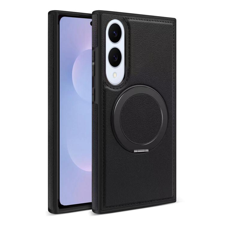 For Samsung Galaxy S25 Edge 5G Yashi 360 Degree Rotating MagSafe Bracket Phone Case