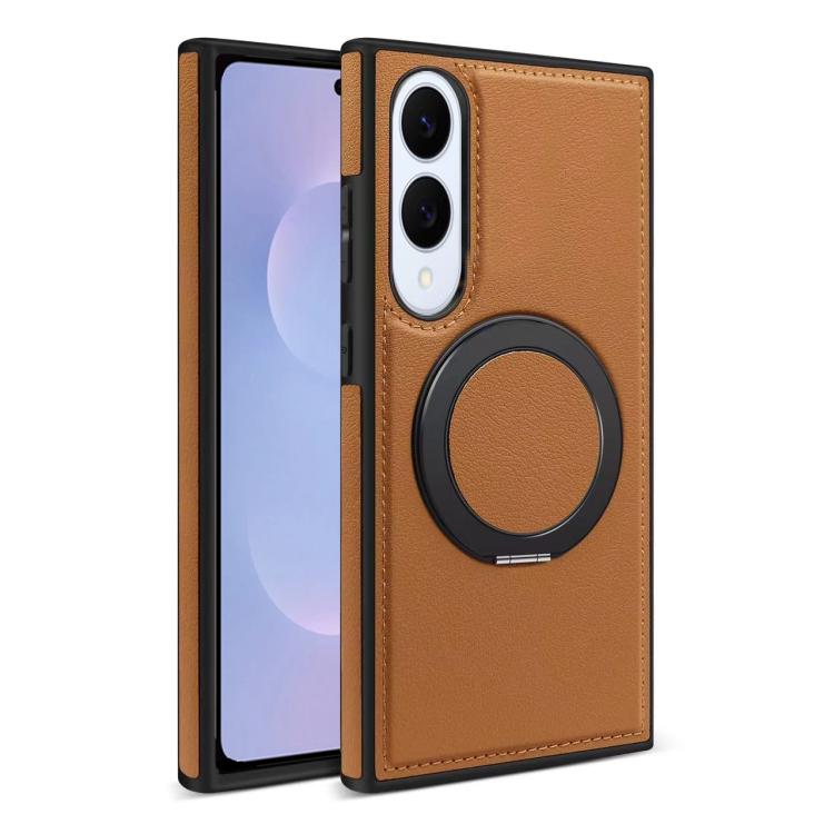 For Samsung Galaxy S25 Edge 5G Yashi 360 Degree Rotating MagSafe Bracket Phone Case