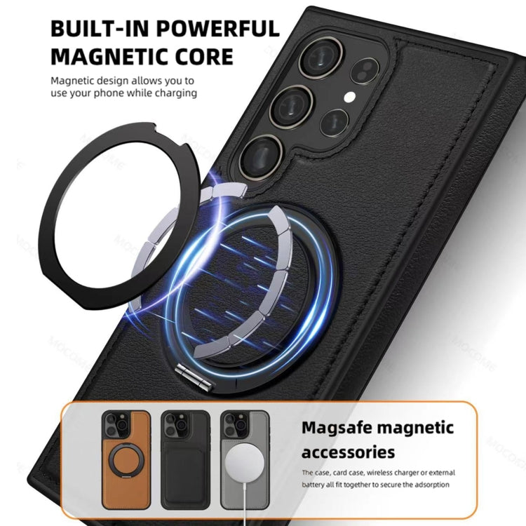 For Samsung Galaxy S25+ 5G Yashi 360 Degree Rotating MagSafe Bracket Phone Case