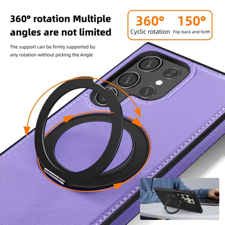 For Samsung Galaxy S25+ 5G Yashi 360 Degree Rotating MagSafe Bracket Phone Case