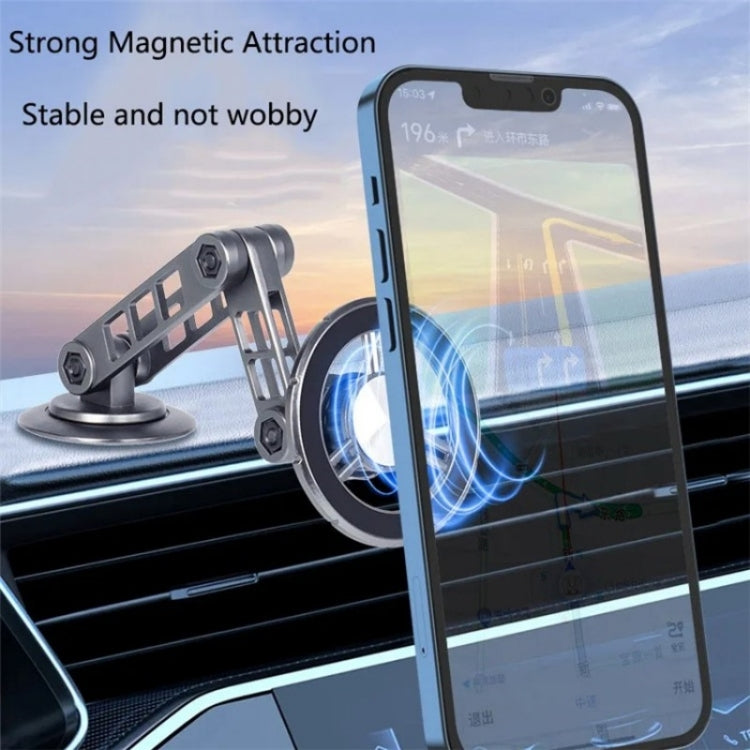 G198 Adjustable Robotic Arm Cellphone Stand Car Dashboard Windshield Magnetic Phone Holder