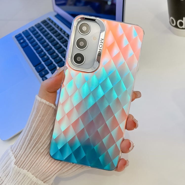 For Samsung Galaxy A55 5G Electroplating Laser Texture TPU Phone Case