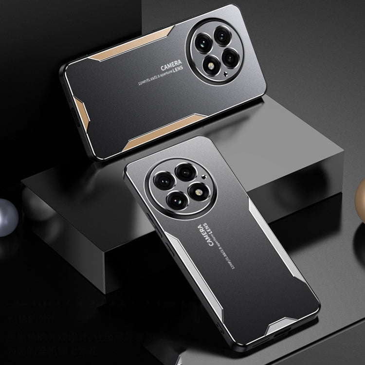 For OnePlus 13 Blade Series TPU Hybrid Metal Phone Case