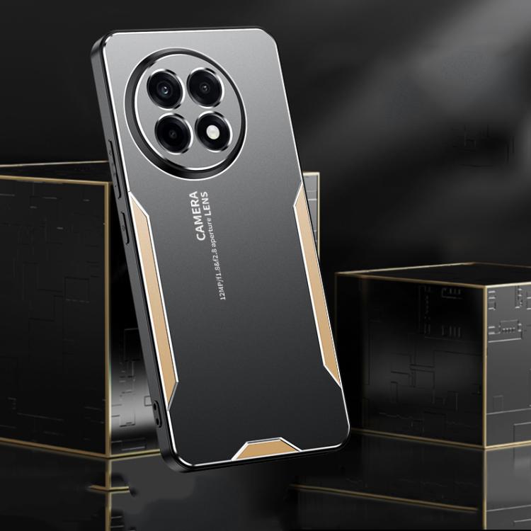 For OnePlus Ace 5 / Ace 5 Pro Blade Series TPU Hybrid Metal Phone Case
