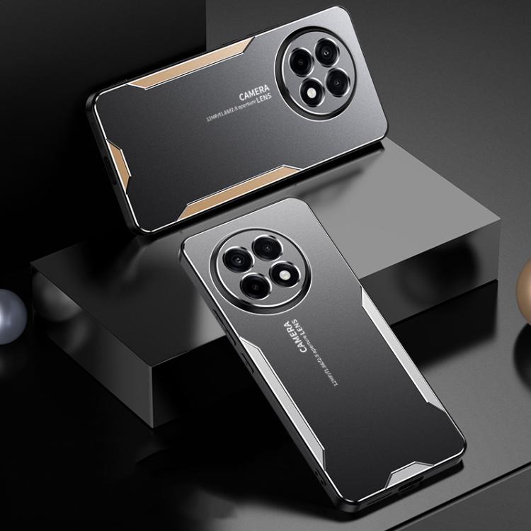 For OnePlus Ace 5 / Ace 5 Pro Blade Series TPU Hybrid Metal Phone Case