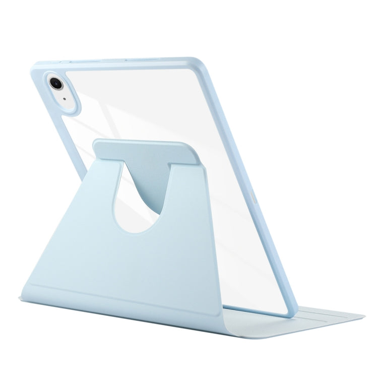 For iPad Air 11 2026 / 2025 / 2024 ENKAY 360 Rotation PMMA Leather Smart Tablet Case with Pen Slot