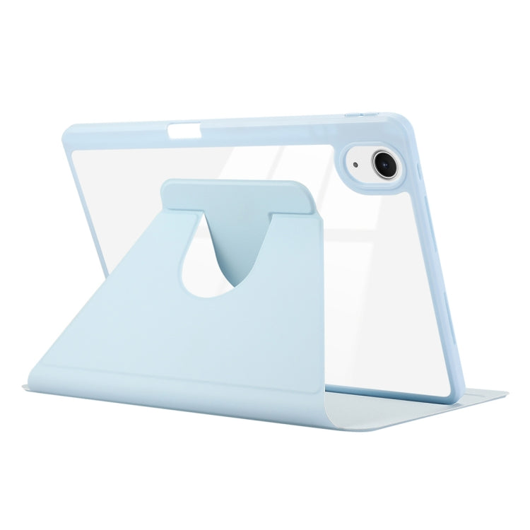 For iPad Air 11 2026 / 2025 / 2024 ENKAY 360 Rotation PMMA Leather Smart Tablet Case with Pen Slot