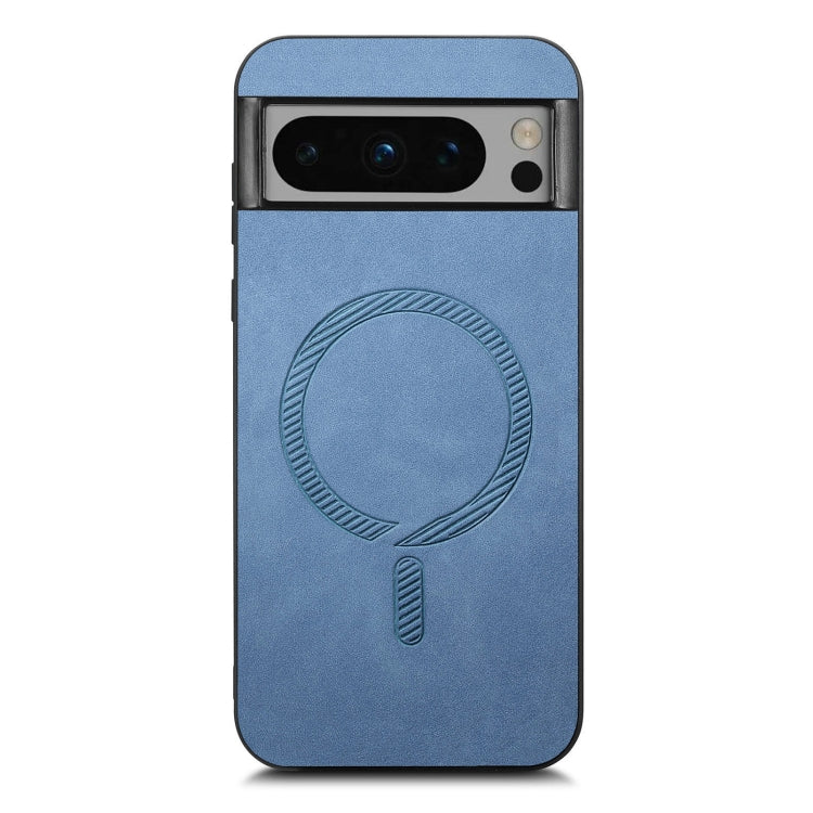 For Google Pixel 9 Pro XL Retro Magsafe Magnetic PU Back Cover Phone Case