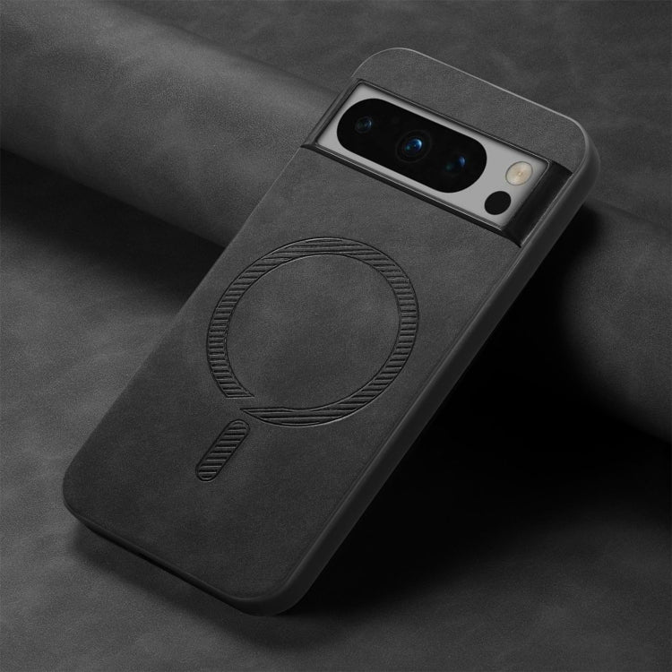 For Google Pixel 9 Pro XL Retro Magsafe Magnetic PU Back Cover Phone Case
