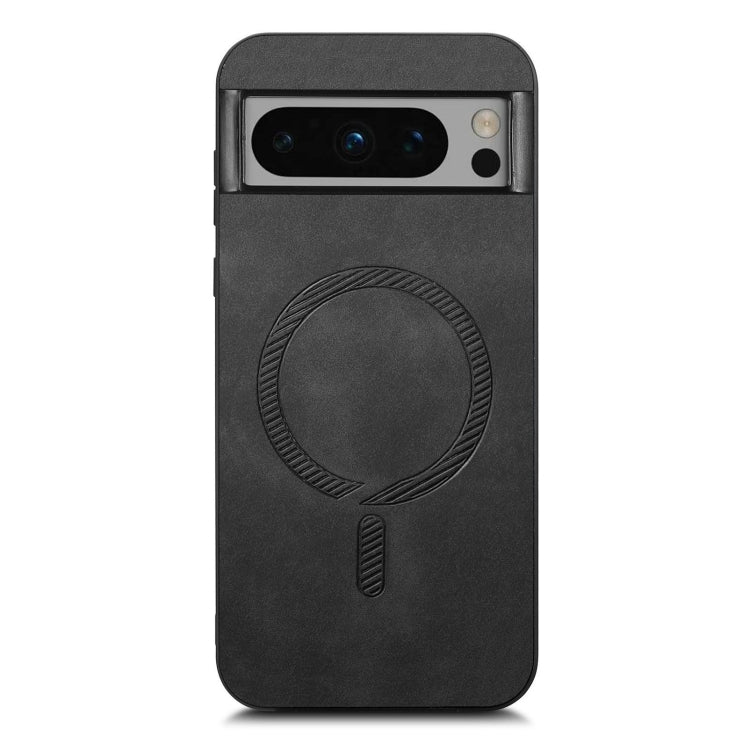 For Google Pixel 9 Pro XL Retro Magsafe Magnetic PU Back Cover Phone Case