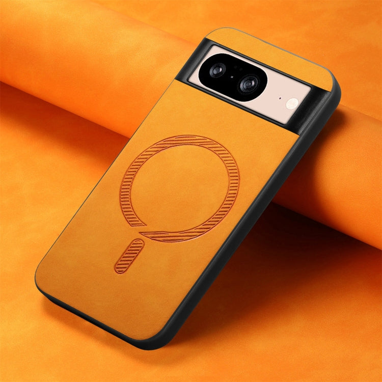 For Google Pixel 9 / 9 Pro Retro Magsafe Magnetic PU Back Cover Phone Case